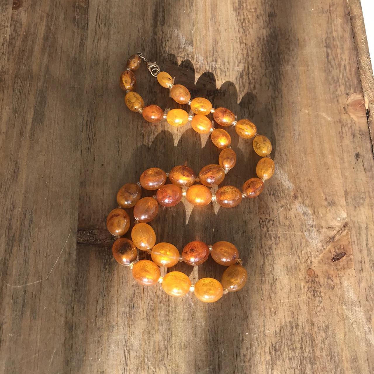 Product Image 2 - A faux amber beads necklace