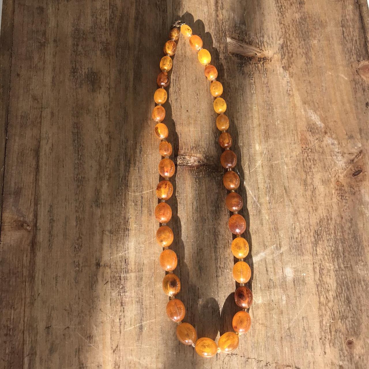 Product Image 4 - A faux amber beads necklace