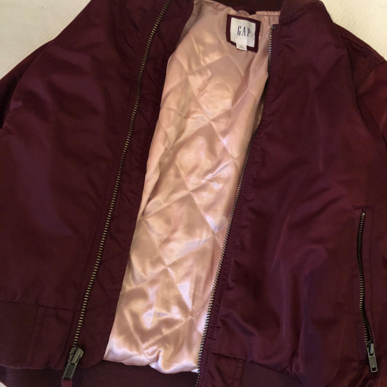 gap burgundy jacket