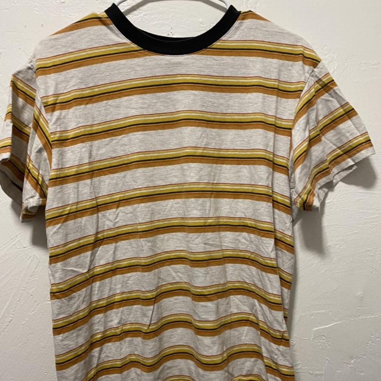 Men's Tan and Orange T-shirt | Depop