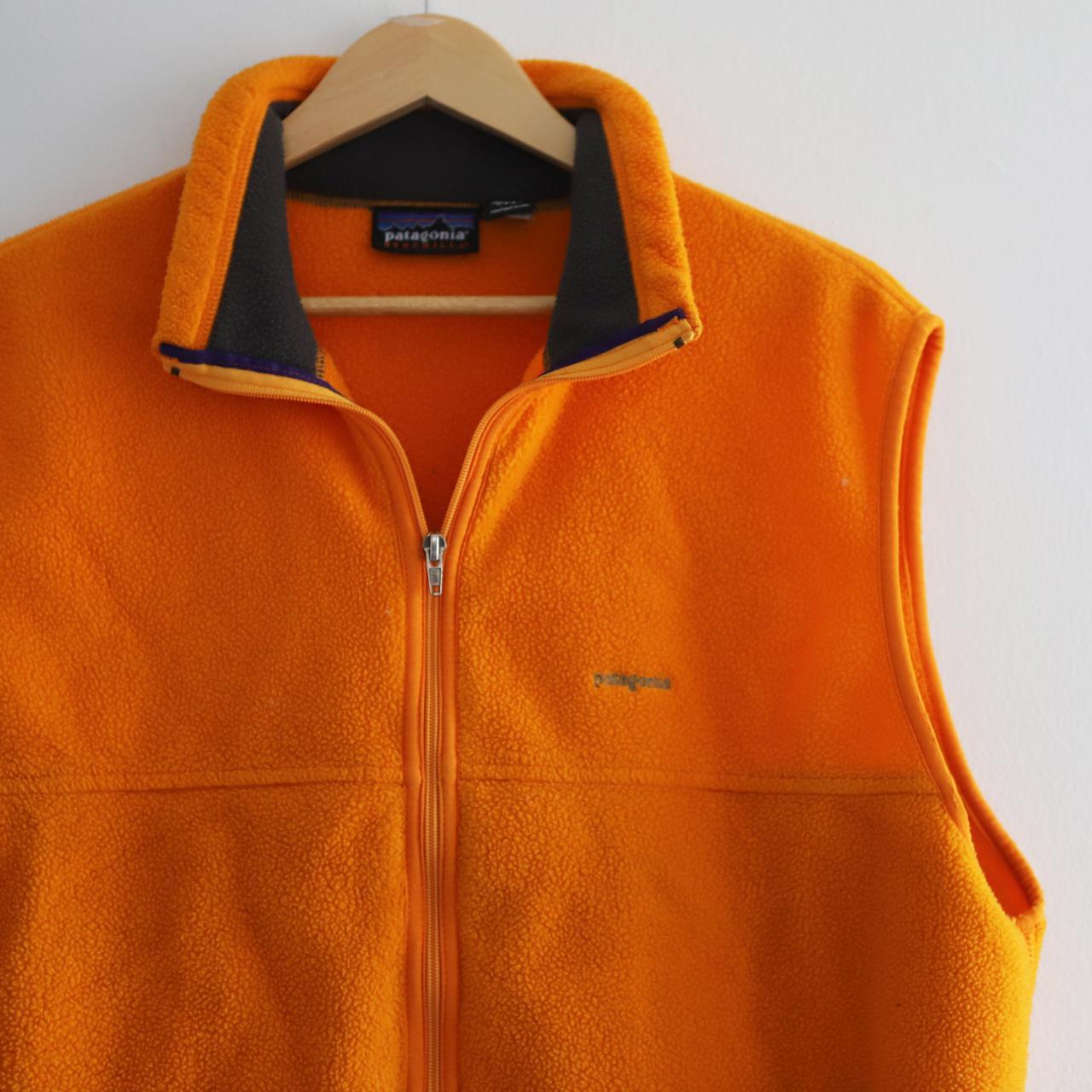 patagonia orange fleece