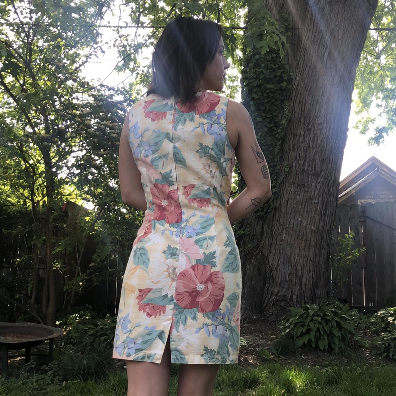 Vtg 80s Concepts Bodycon Dress. Summer floral...