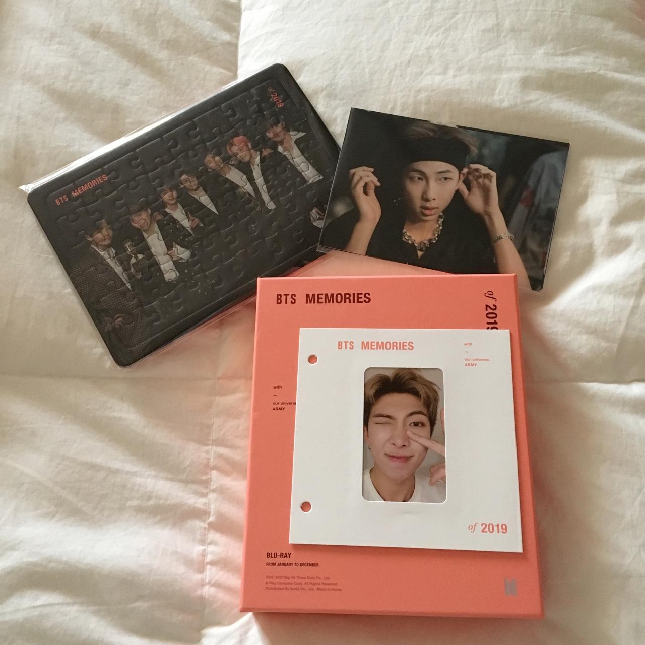 BTS Memories of 2019 Blu-ray with RM photocard and... - Depop