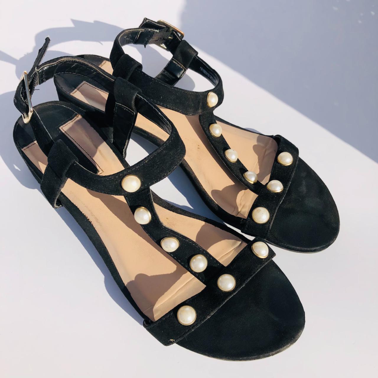Dorothy Perkins Women's Black Sandals Depop