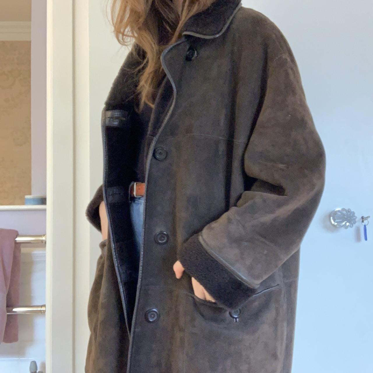 VINTAGE BARNEYS NEW YORK COAT Real Shearling