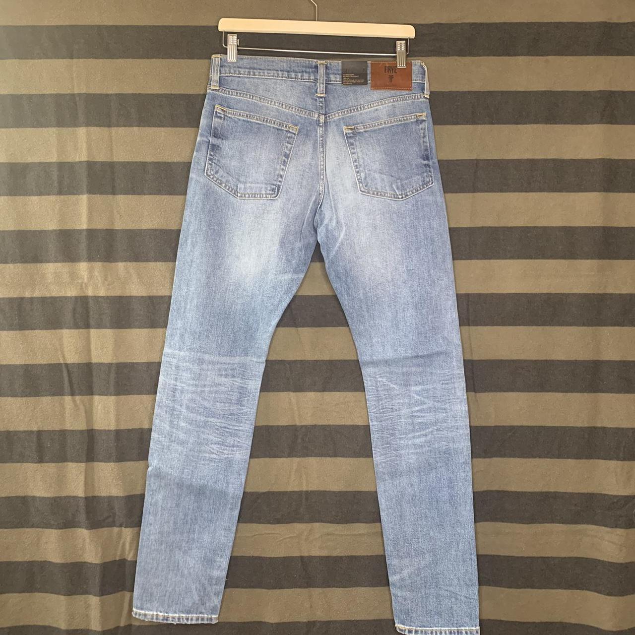 Frye Men's Blue Jeans | Depop