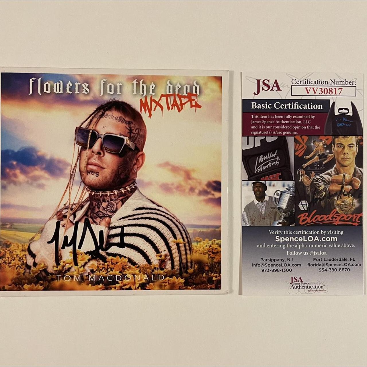 Tom Macdonald signed Flowers for the Dead CD This... Depop