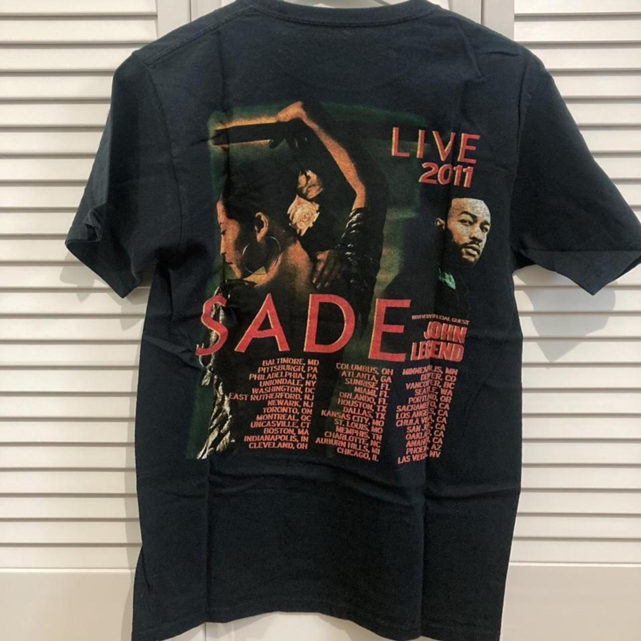 年末のプロモーション Sade L 2011 Tee Tour Love Of Solder Tシャツ