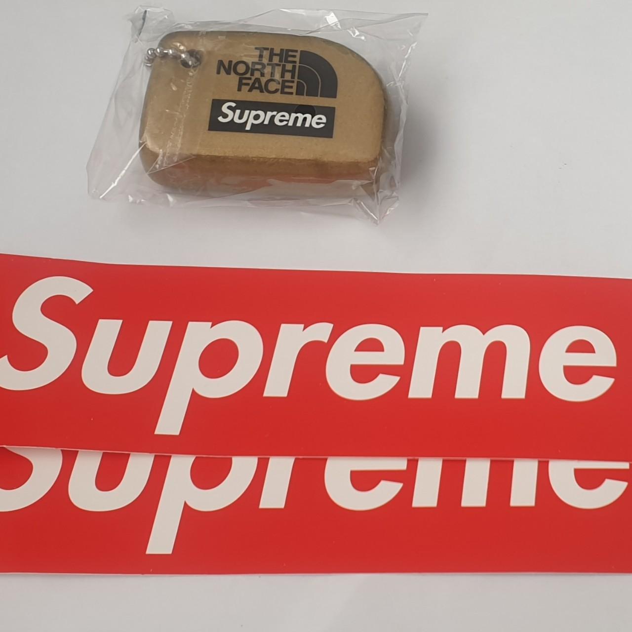 Supreme The North Face Floating keychain gold Week... - Depop