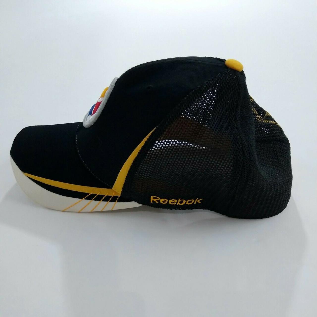 Y2k Steelers flex fit Reebok nfl hat. One size fits - Depop