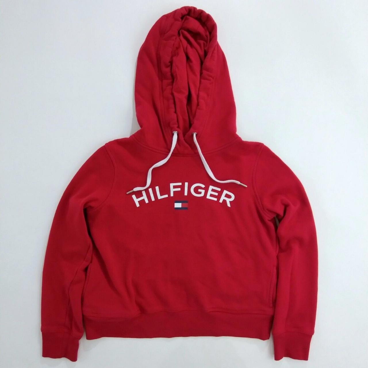 Tommy hilfiger 2024 red hoodie women's