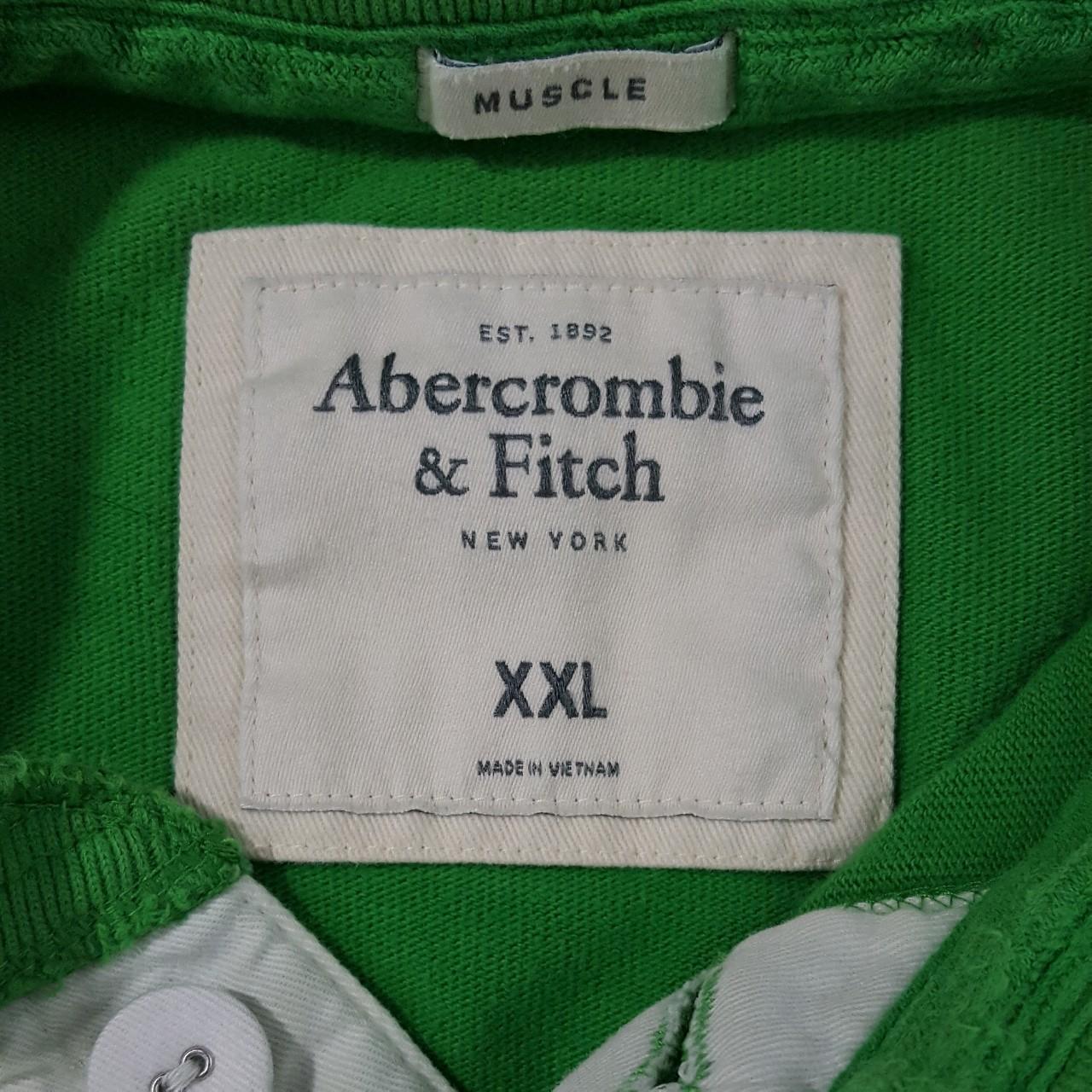 Abercrombie & Fitch Muscle Fit Men's Henley T-Shirt... - Depop