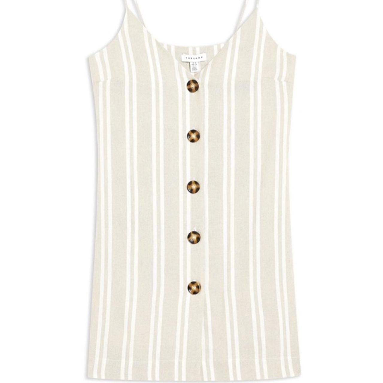 Topshop button mini sale slip dress