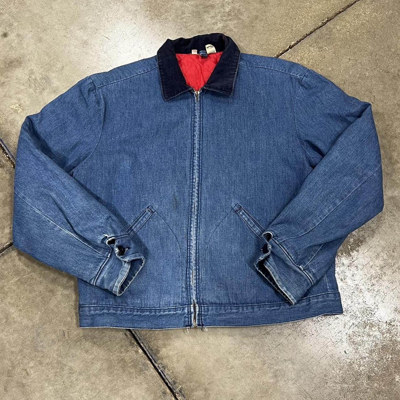 Vintage 70s 80s Wrangler Denim Jacket Zip Up... - Depop