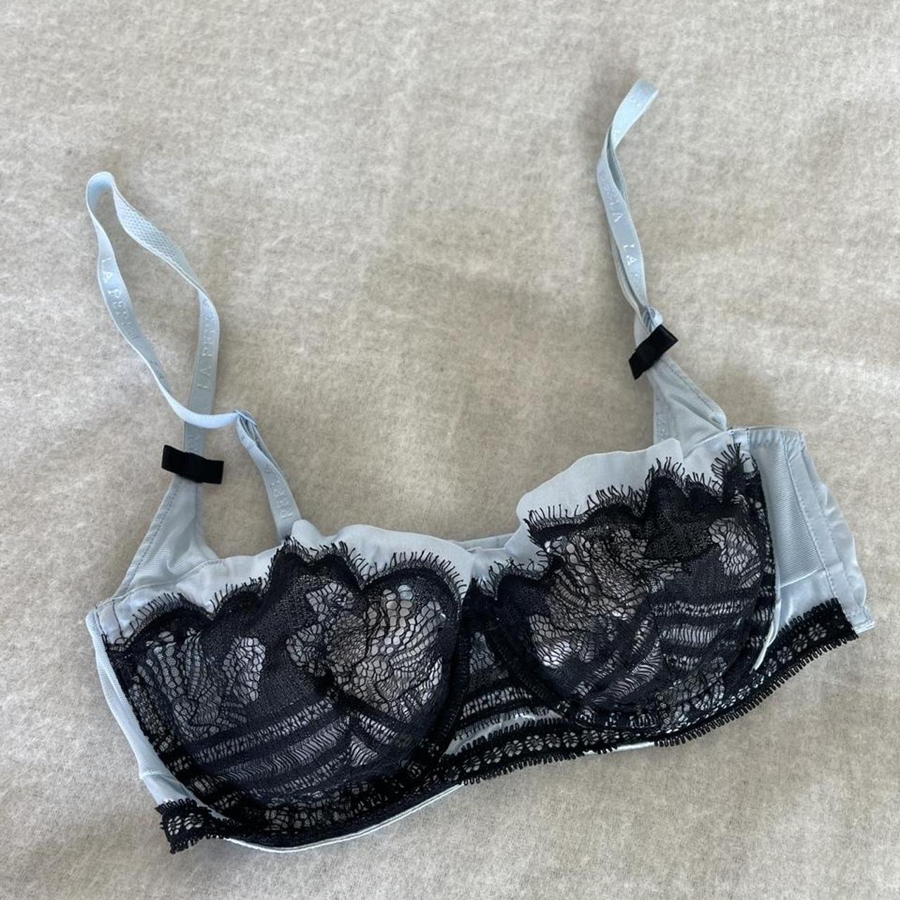 This baby blue bra is INCREDIBLE. The most beautiful... - Depop