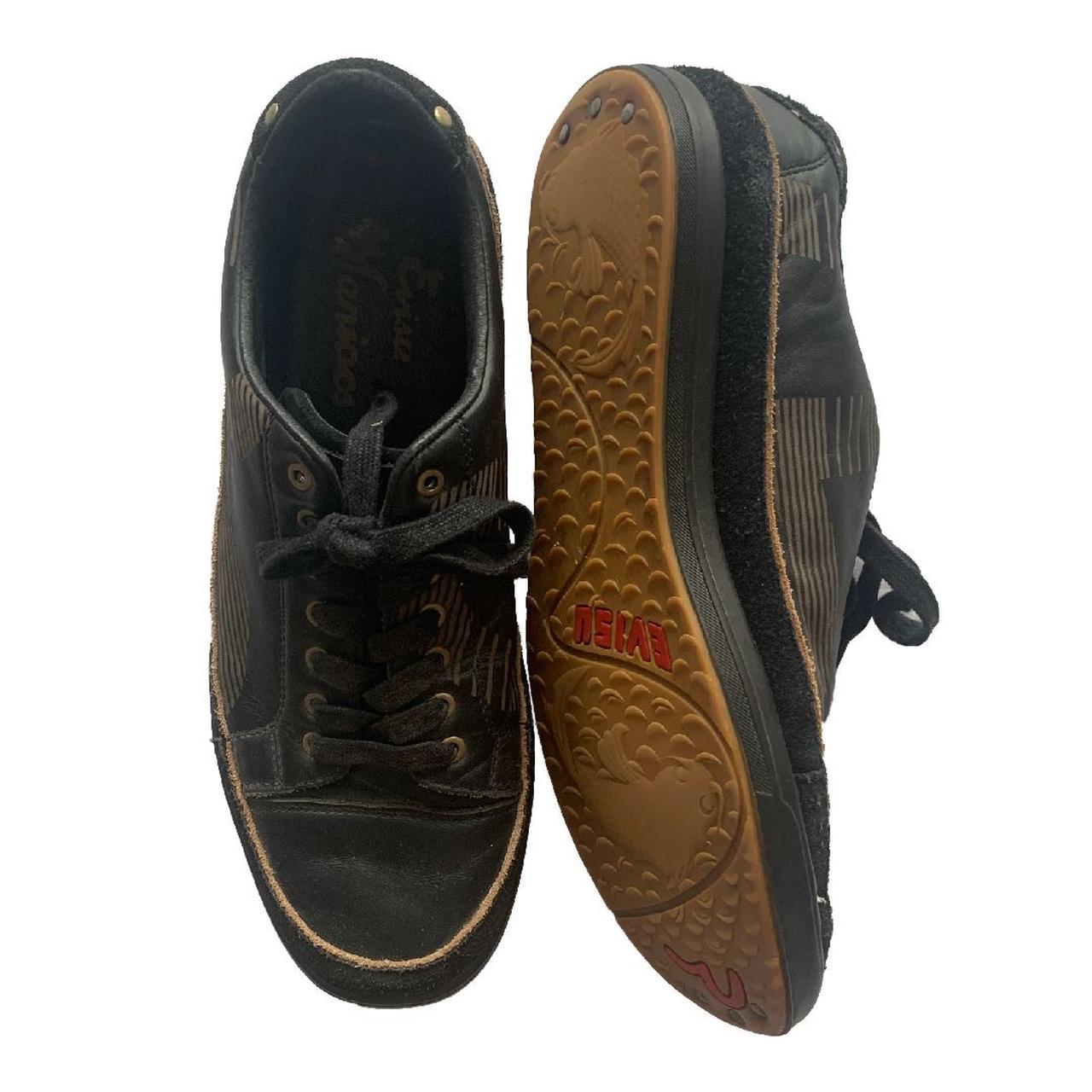 Vintage black and gold Evisu shoes. Nice..., image size:1280x1280