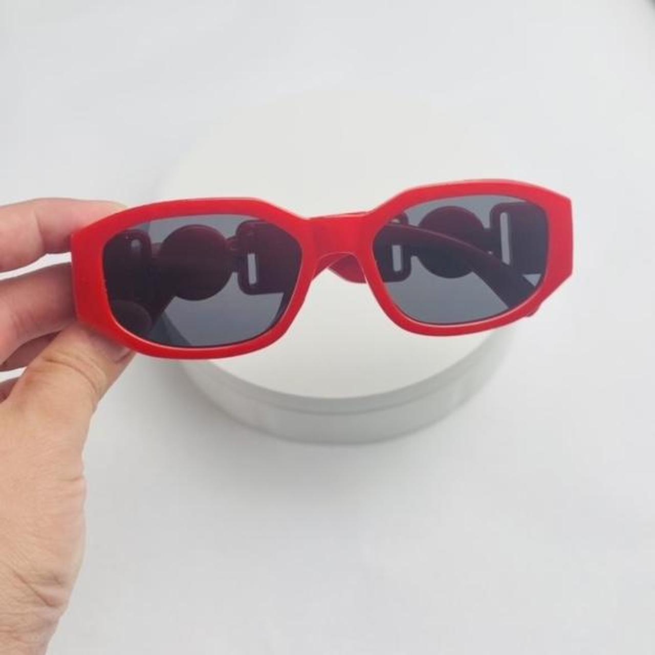 Ergonomic Rectangle Sunglasses Trendy Square Glasses... - Depop