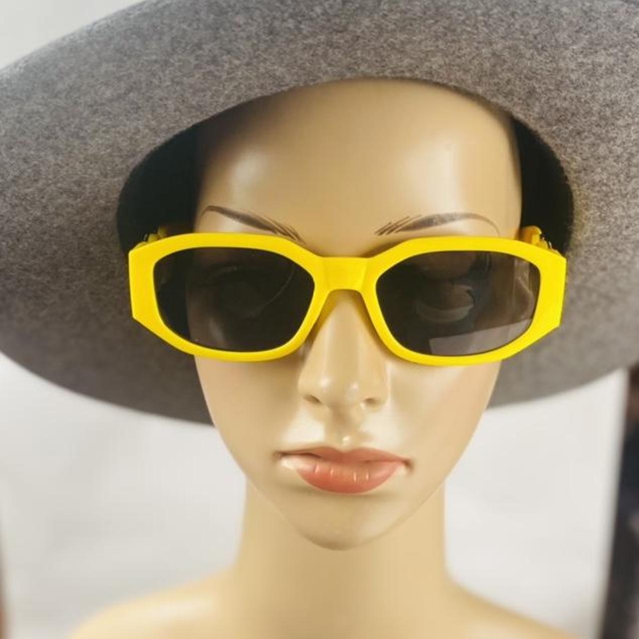 Ergonomic Rectangle Sunglasses Trendy Square Glasses... Depop