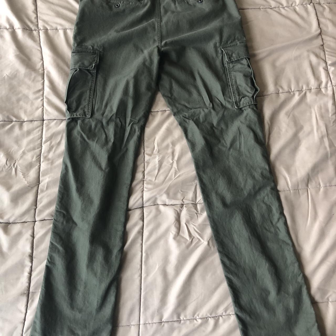 Dark Green Old Navy Cargo Pants - Depop