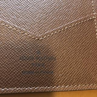 Pre-owned Louis Vuitton Passport Cover Monogram Vivienne Paris Red