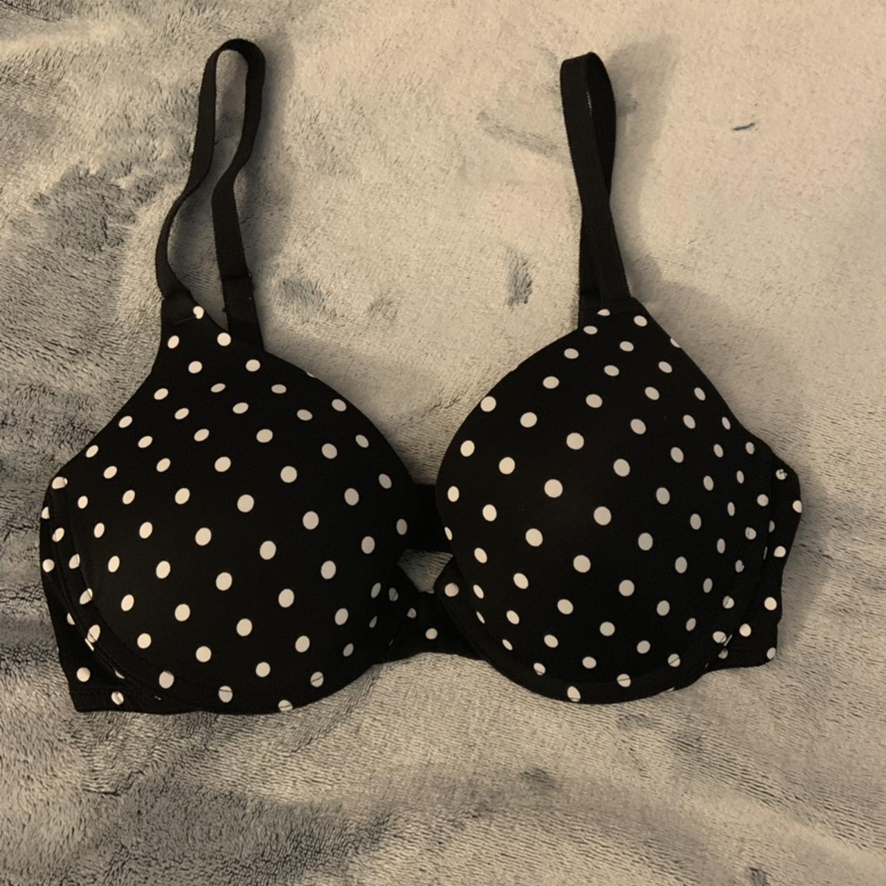 Polka dot Victoria’s Secret bra lightly used great... - Depop