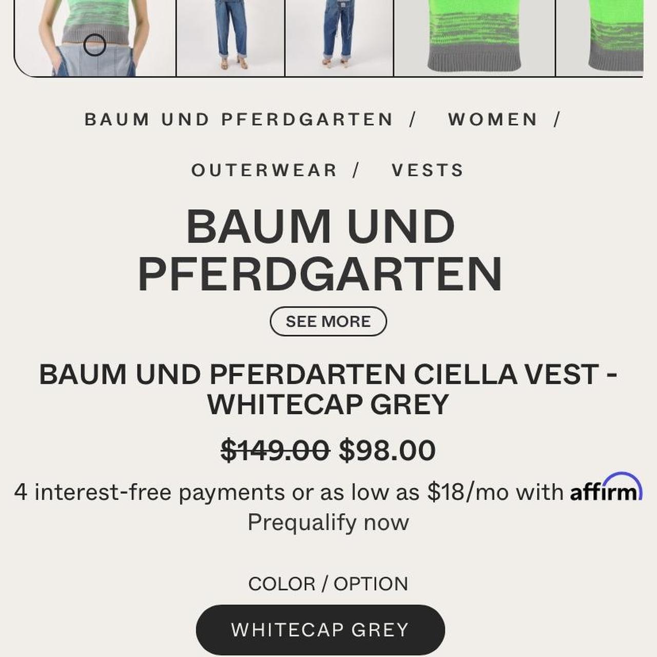 Baum und Pferdgarten Women's Green and Grey Jumper (4)