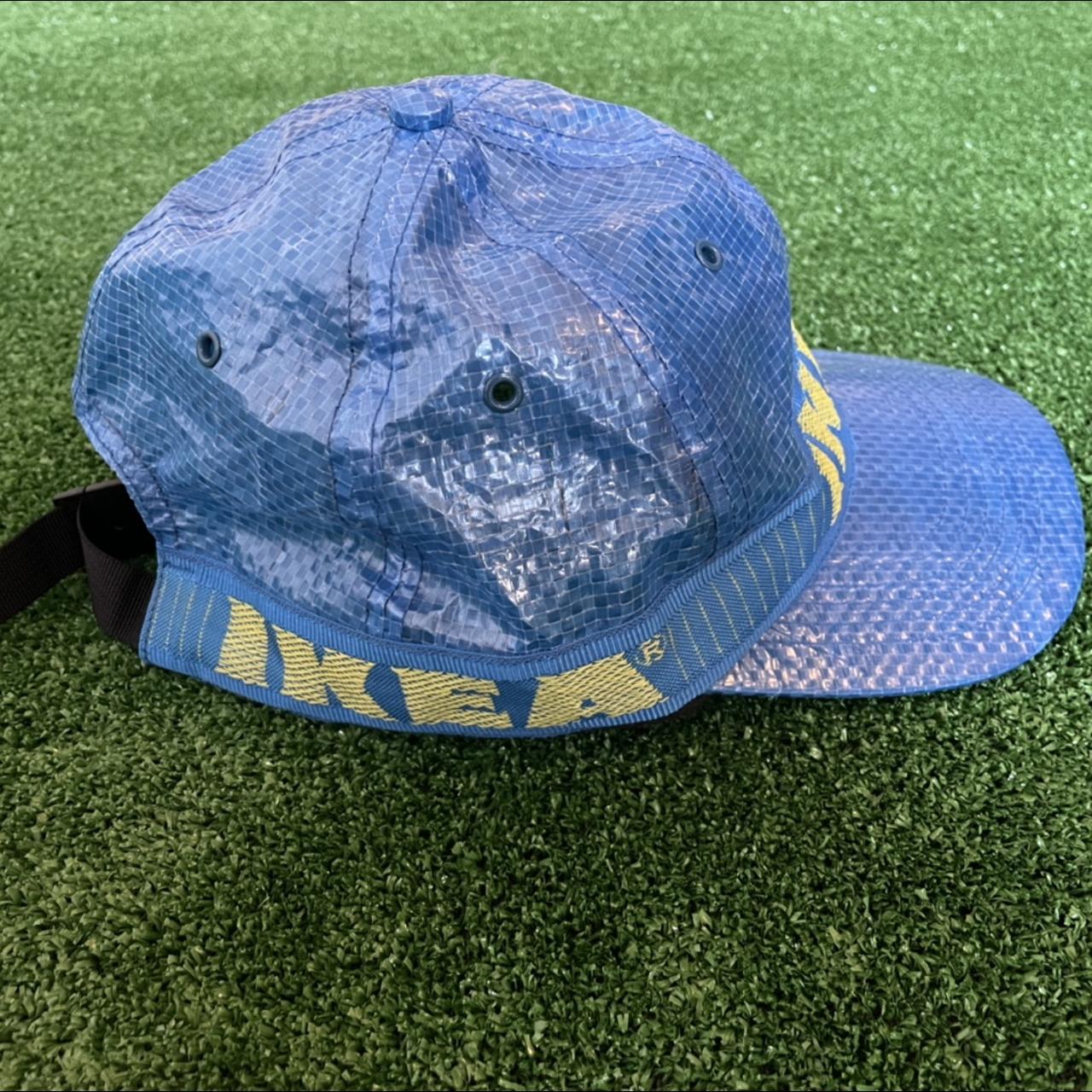 CHINATOWN MARKET - IKEA HAT bright-blue... - Depop