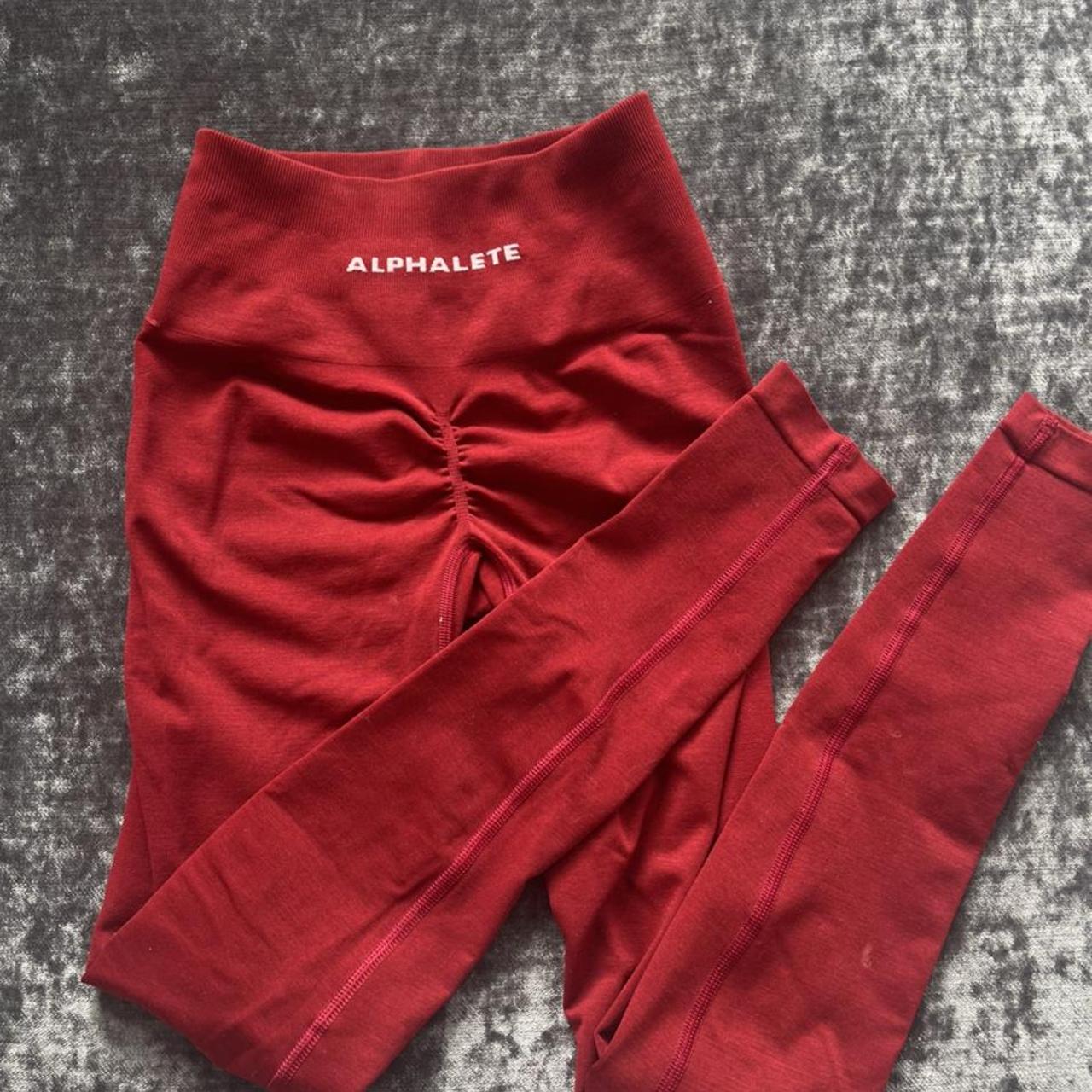 Alphalete amplify leggings in XS also selling... Depop