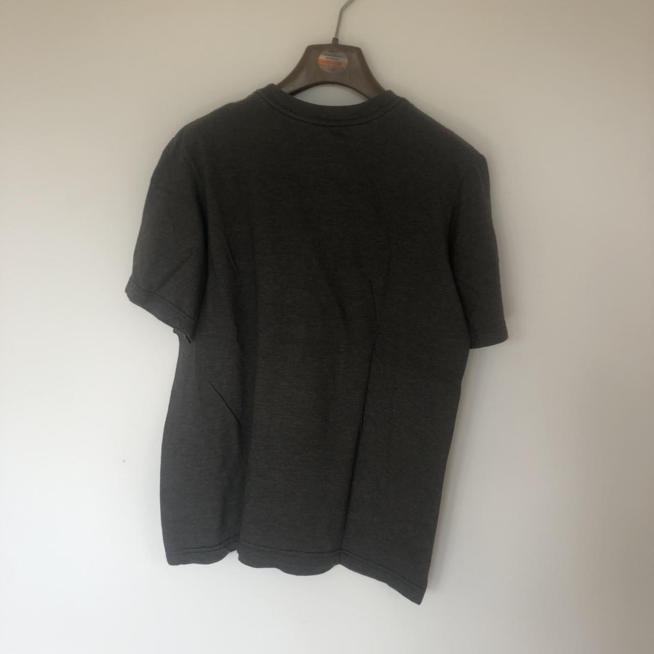 Nike Men's Grey and Orange T-shirt | Depop