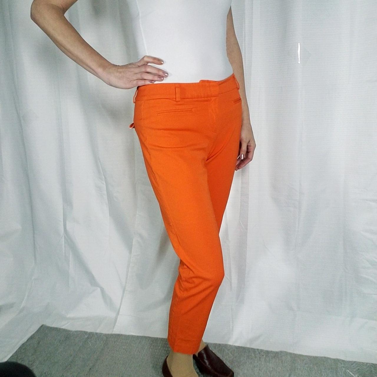 Orange 2025 capri pants