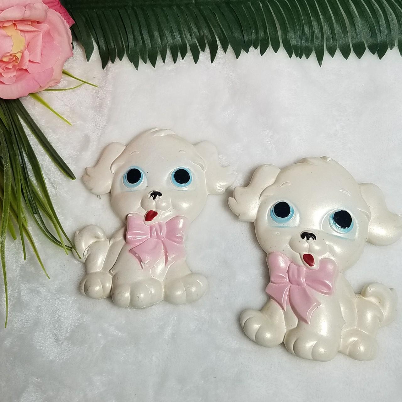 Puppy good Chalk Ware Wall Hangings