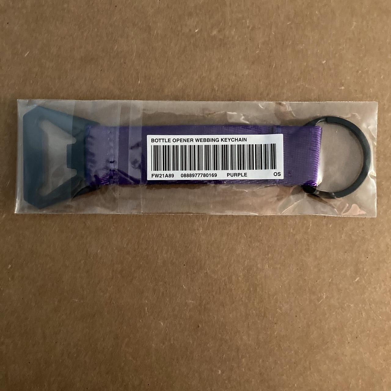Supreme Bottle opener webbing keychain from - Depop