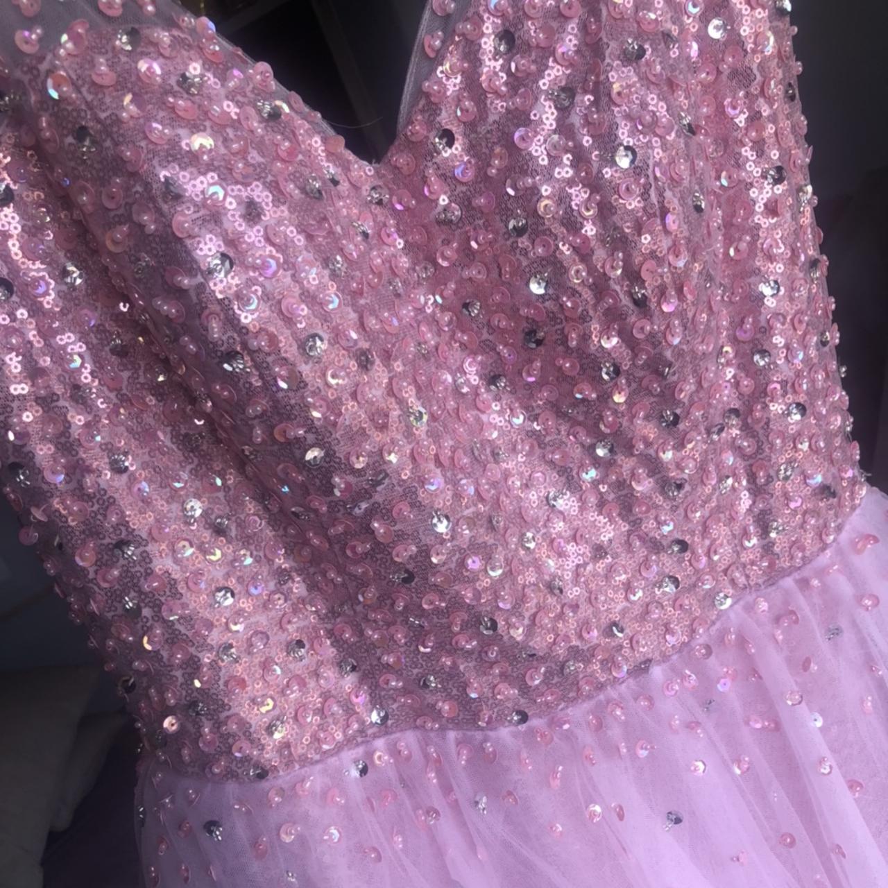 Stunning bubblegum pink prom ball gown dress Long… - Depop