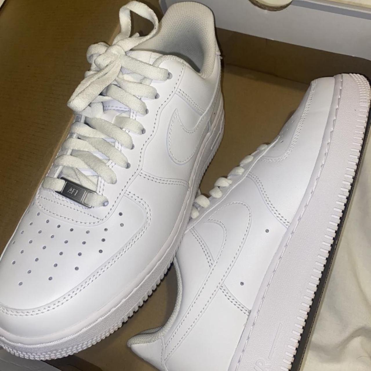 Brand new Air Force 1 white size 7.5 Literally wore... - Depop