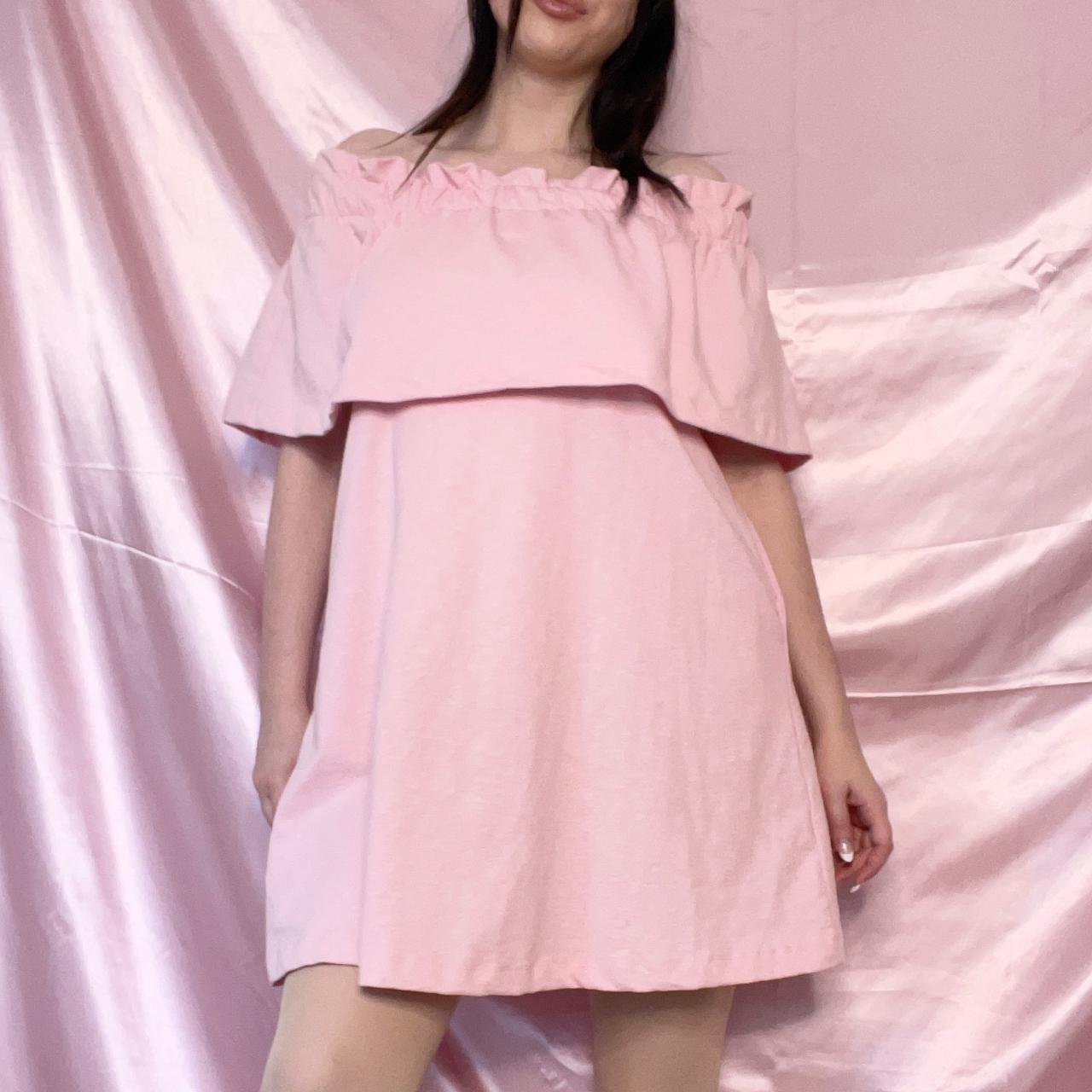 pink-dress-brand-is-h-m-size-34-4-m-off-the-depop