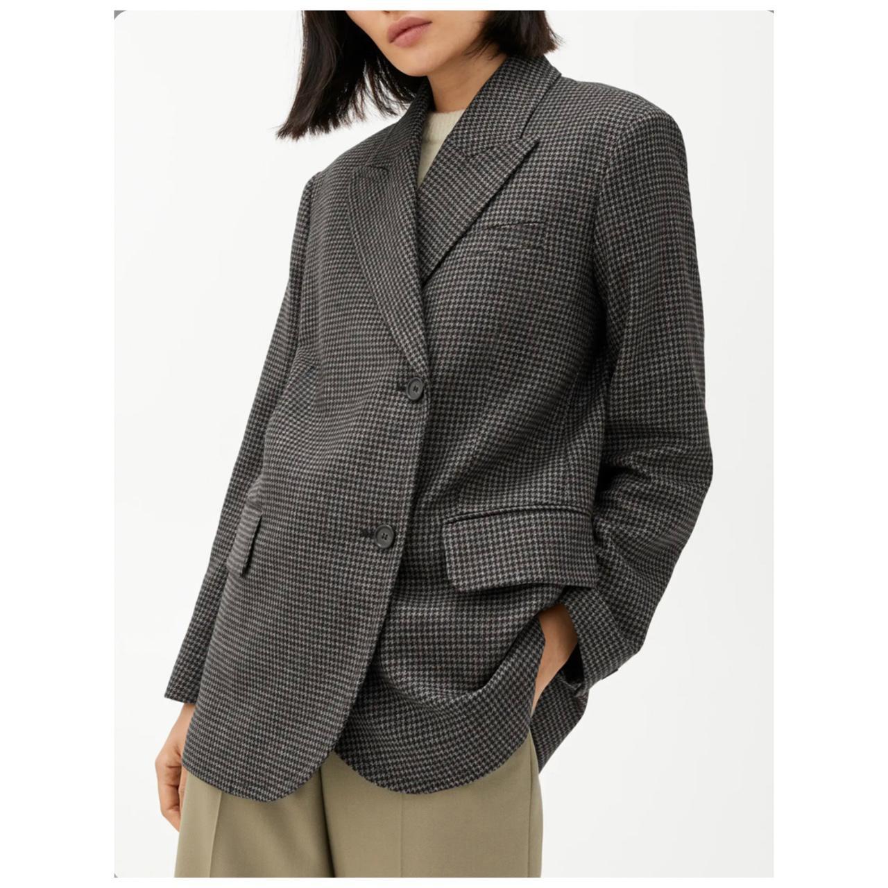 arket tweed blazer