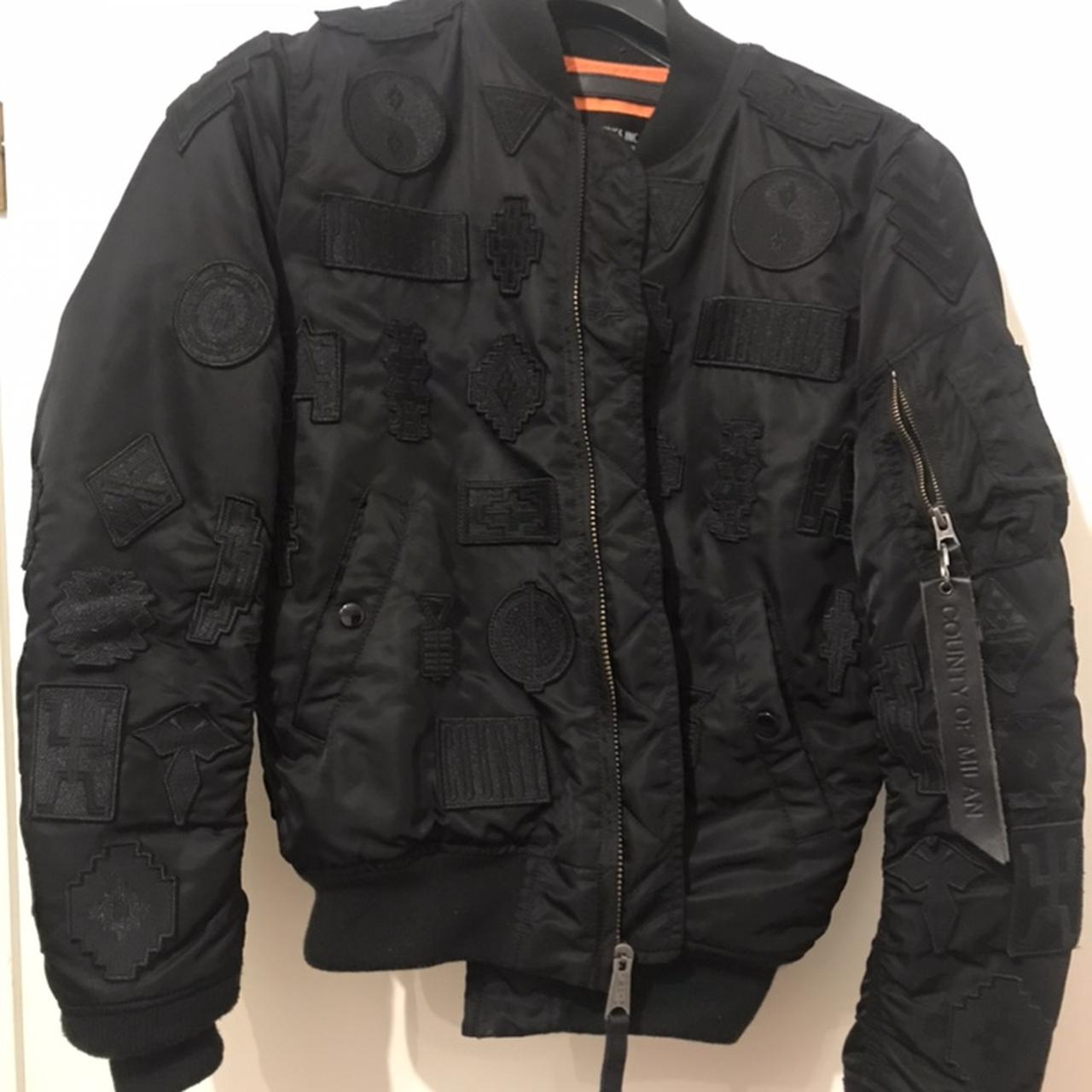 Vendo giubbotto Marcelo Burlon x Alpha usato Depop