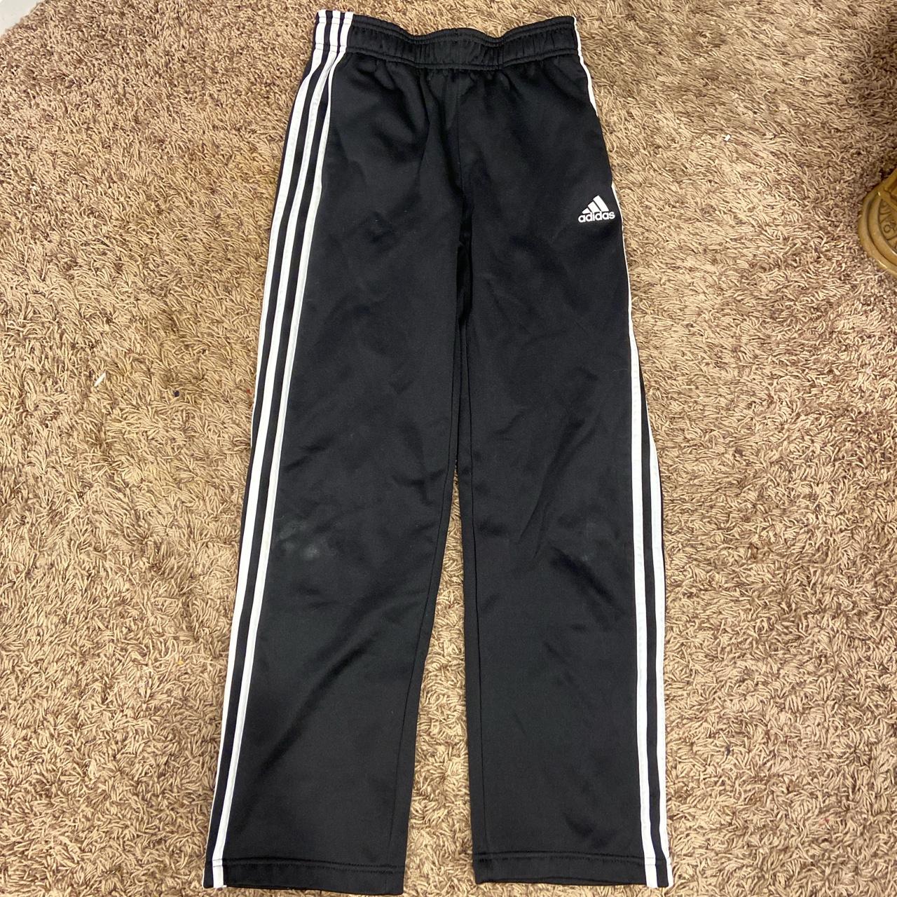 Adidas black jogger pants. Could be worn as UNISEX... - Depop