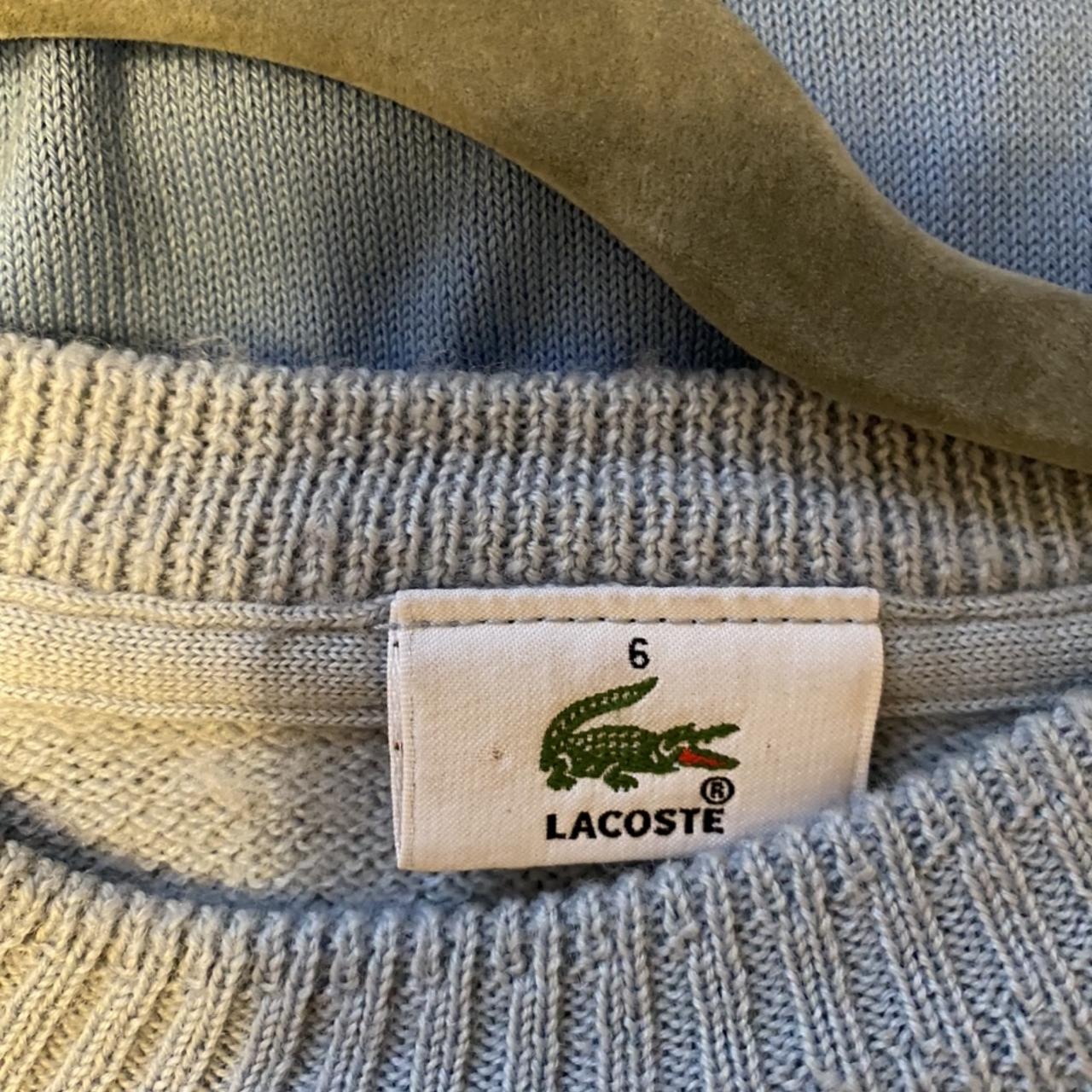 Beautiful organic light blue Lacoste jumper Bought... - Depop