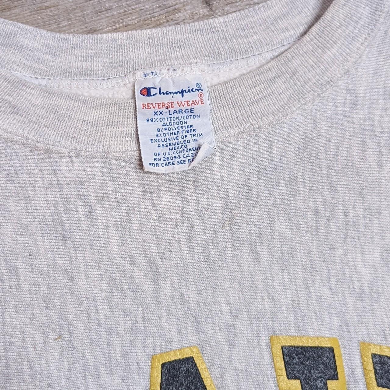 80s vintage reverse weave Champion sweatshirt... - Depop