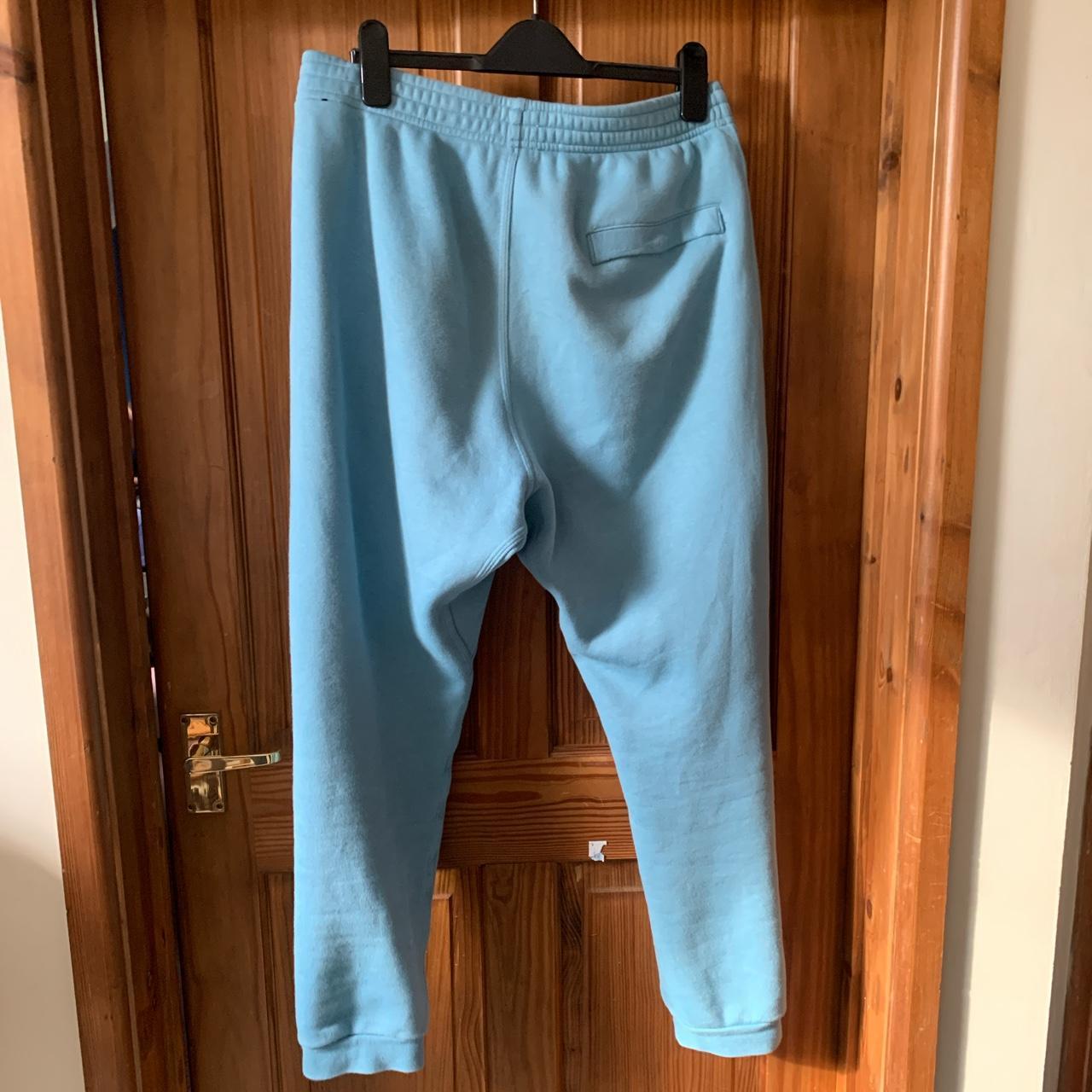 Large Nike men’s baby blue joggers Sold out Fit... Depop
