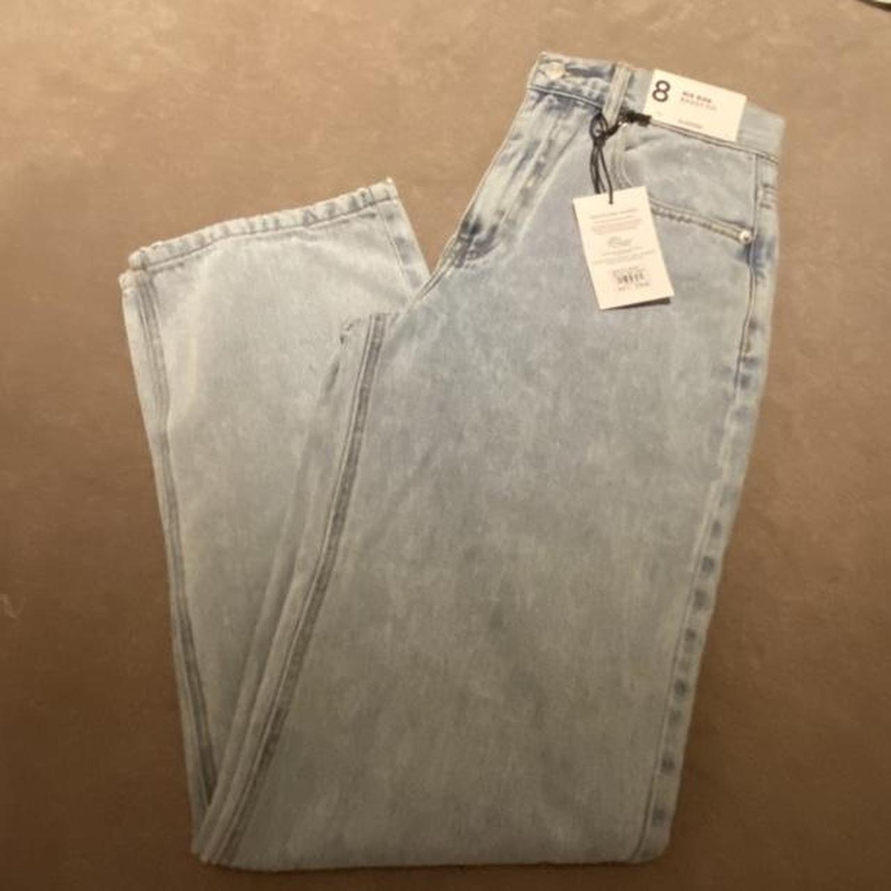 mid rise baggy fit glassons jeans size 8 brand new... Depop