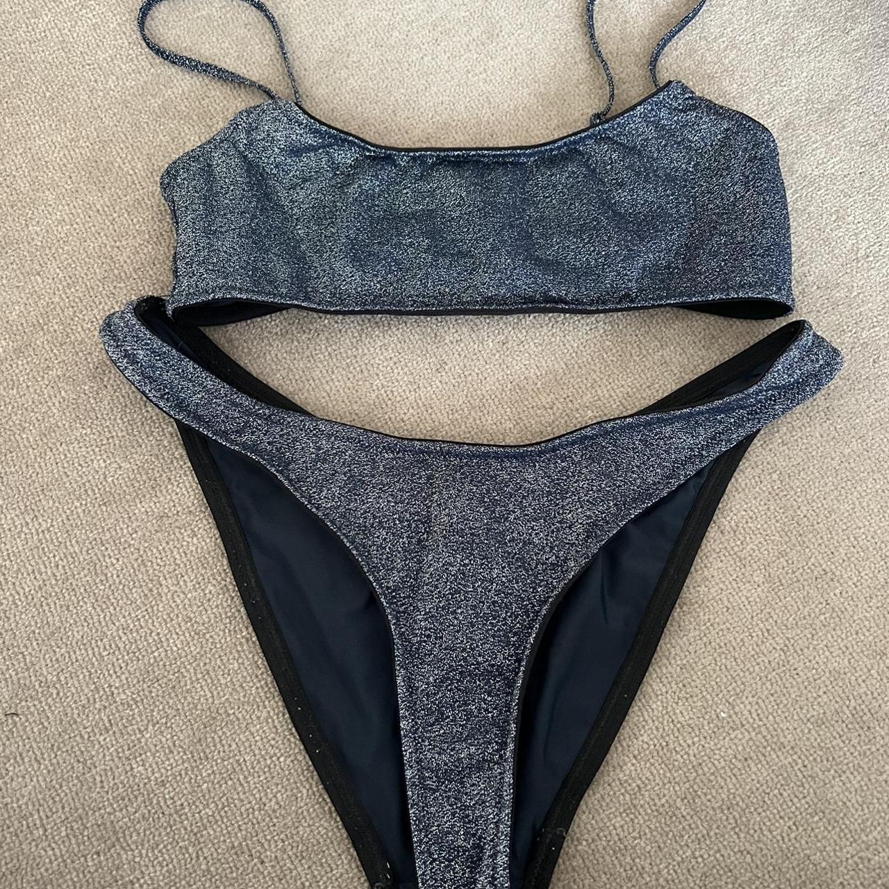 Triangl Women's Navy Bikinis-and-tankini-sets | Depop