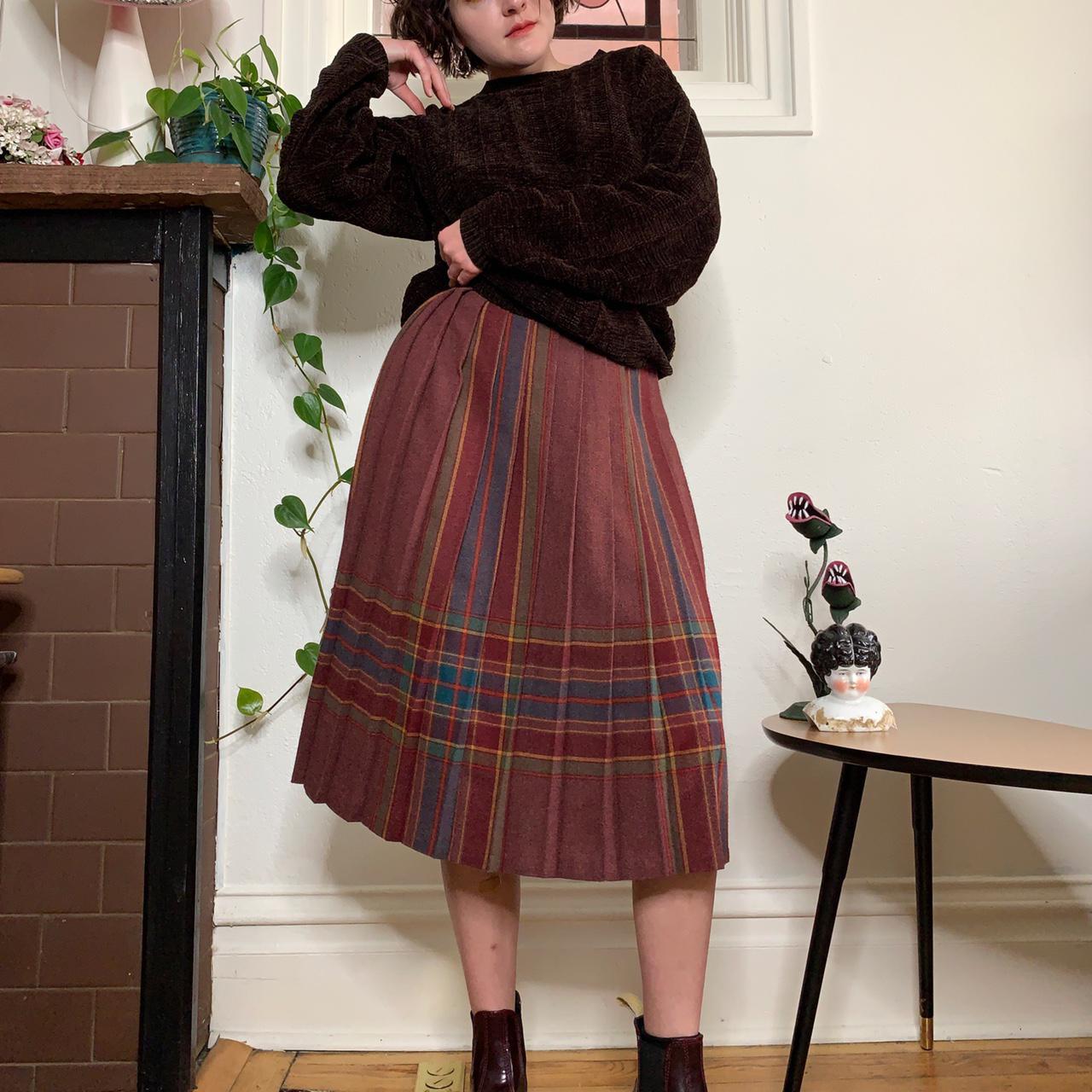 Product Image 1 - Academic Grunge Pleated Midi Skirt