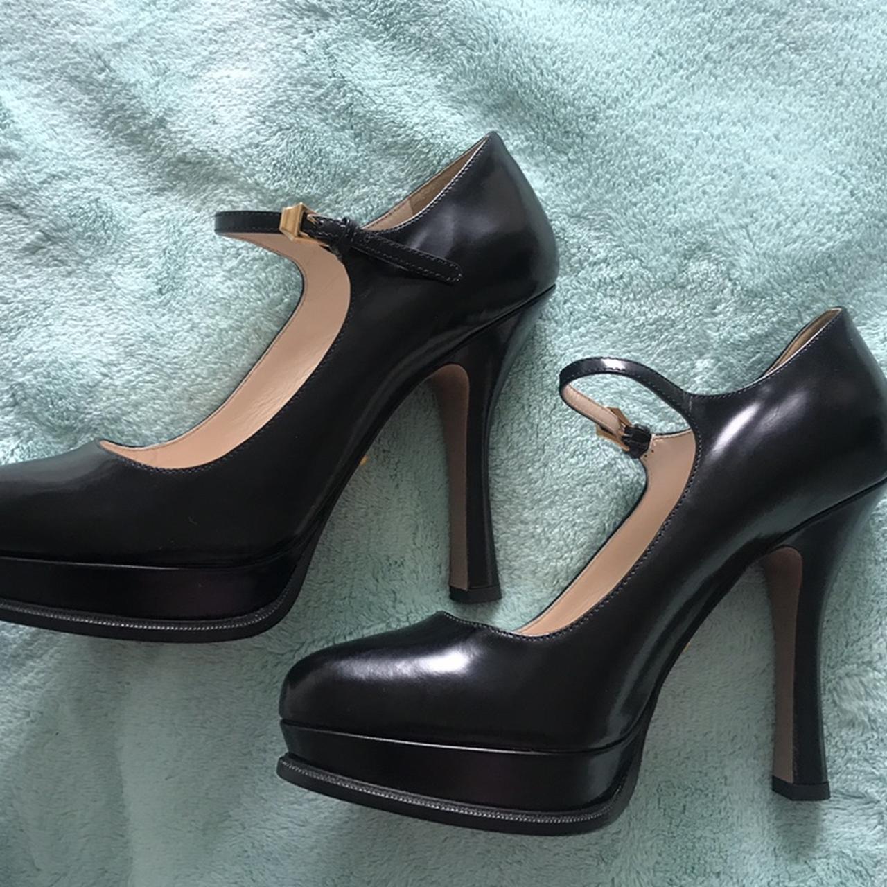 PRADA Black Mary Jane platform