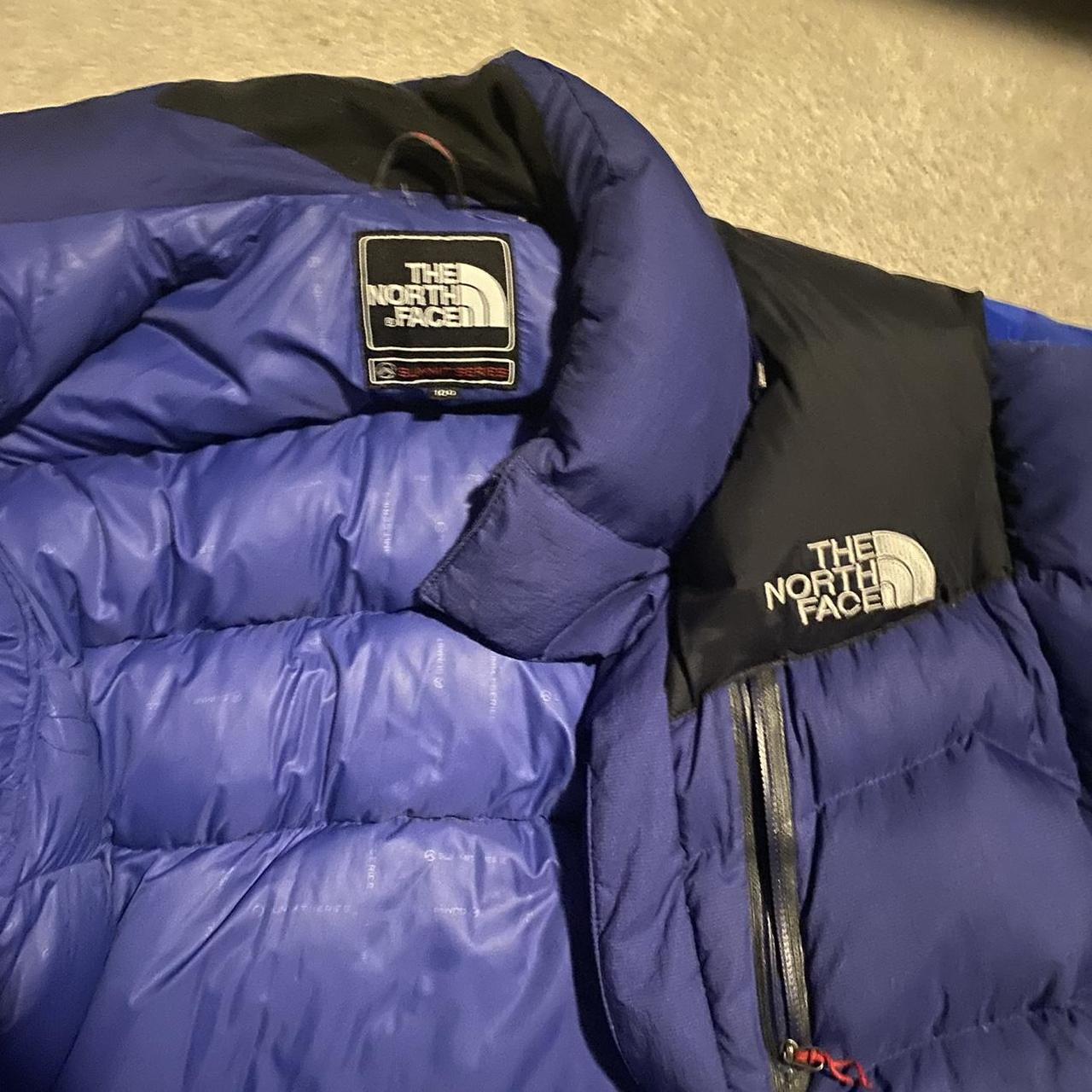 NORTH FACE TNF PUFFER JACKET 800 HYVENT RARE... - Depop