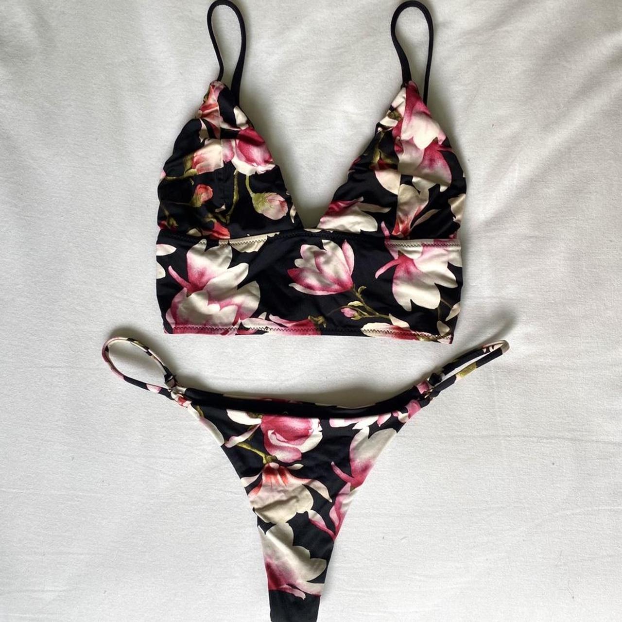 Acacia Swimwear Women S Black And Pink Bikinis And Tankini Sets Depop