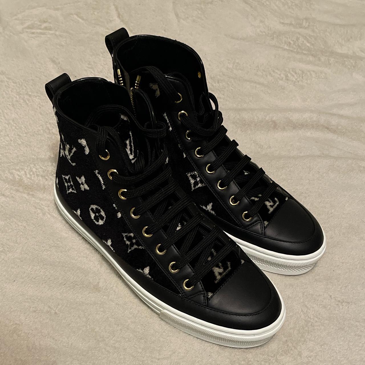 Louis Vuitton Stellar black sneaker boots, was a - Depop