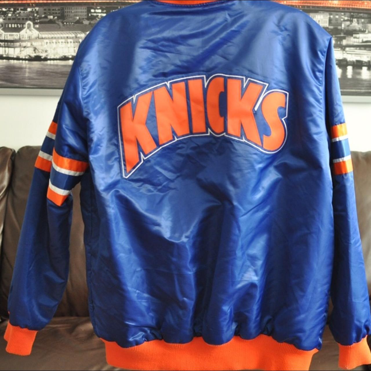 Kith New York Knicks Satin Bomber Jacket Black