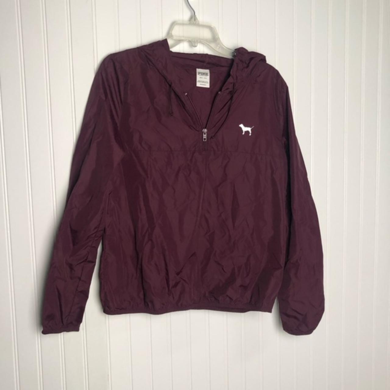 pink maroon windbreaker